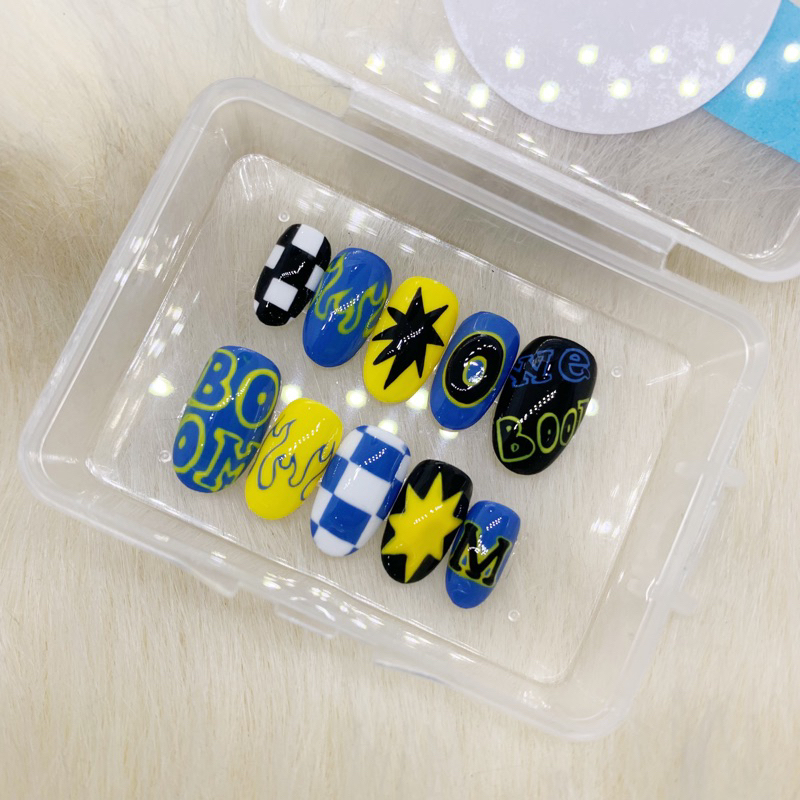 NCT NCT Dream custom press on nails kuku palsu fake nails nailart gel