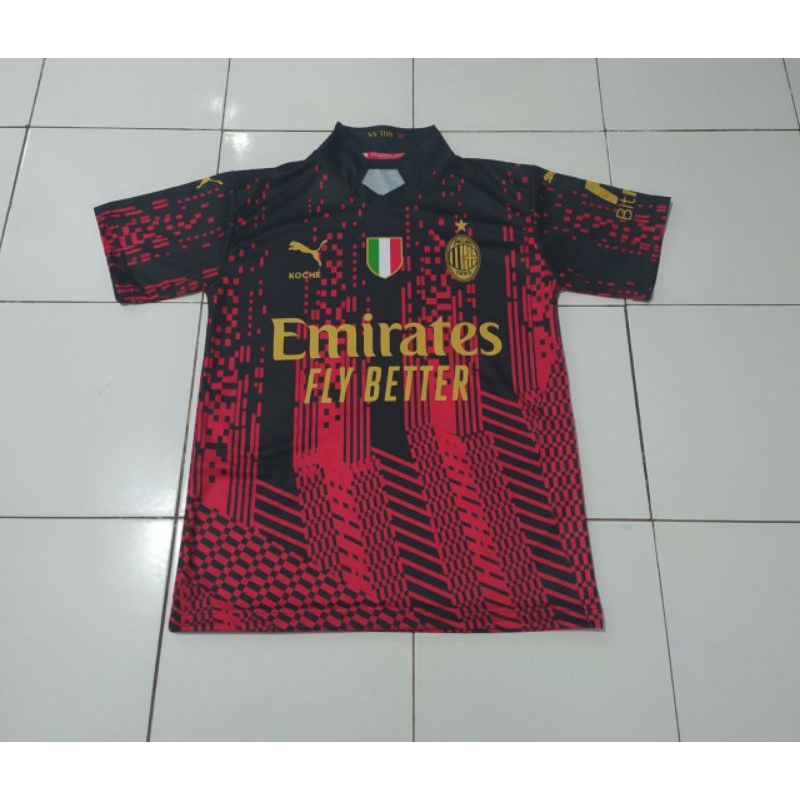jersey ac milan 2023 4TH FULL PRINTING