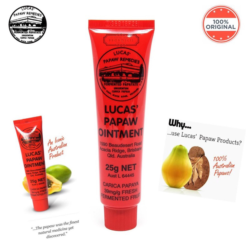 Lucas Papaw Ointment 100% original jamin