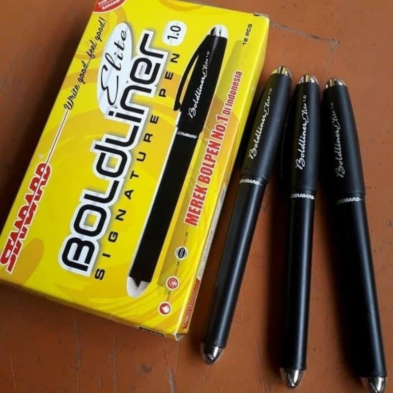 

[PCS] PULPEN BOLDLINER STANDARD 1.0 ELITE SIGNATURE PEN / SIGN PEN / BALLPOINT / PULPEN TANDA TANGAN