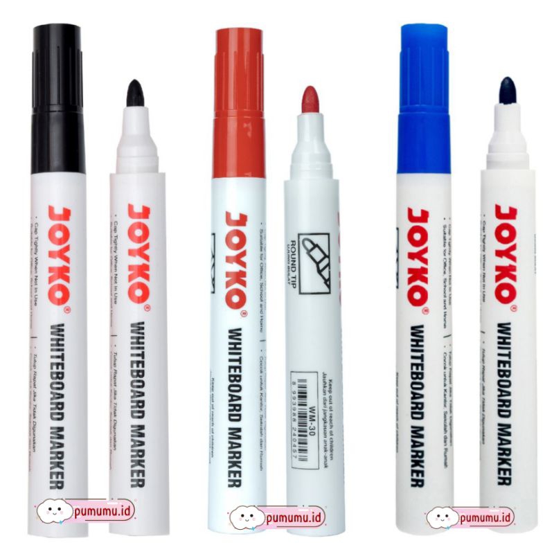 

[PUMUMU] JK19 Spidol Papan Tulis Dapat Dihapus Whiteboard Marker Joyko WM / Whiteboard Marker / Spidol Papan Tulis