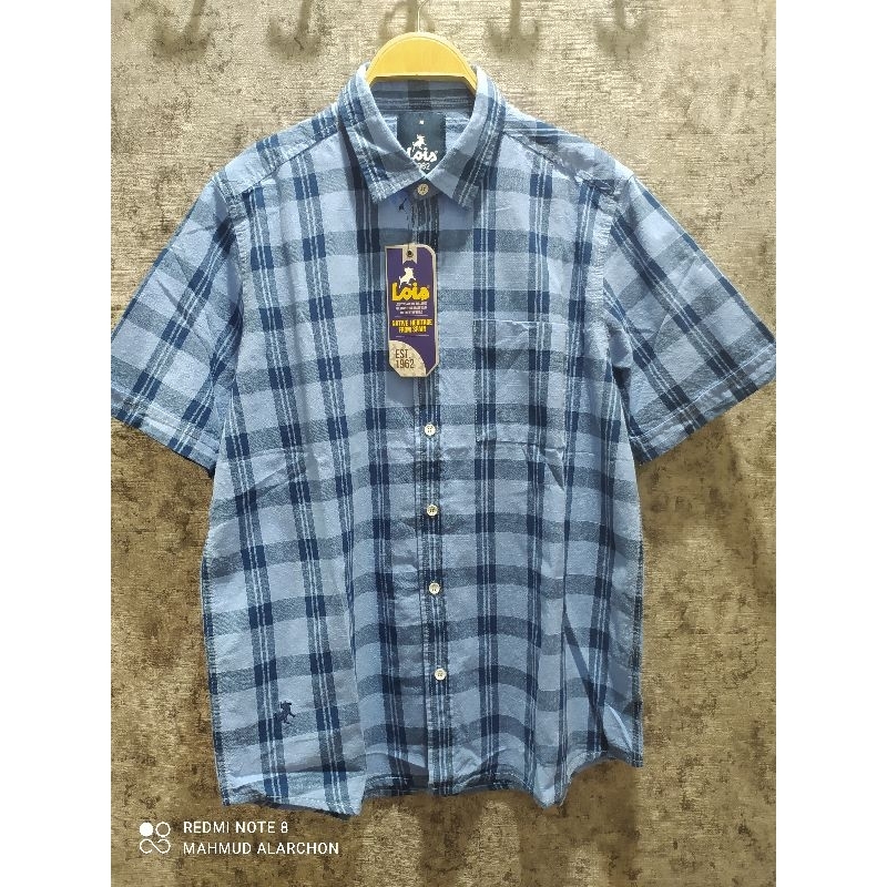 kemeja lengan pendek Lois original