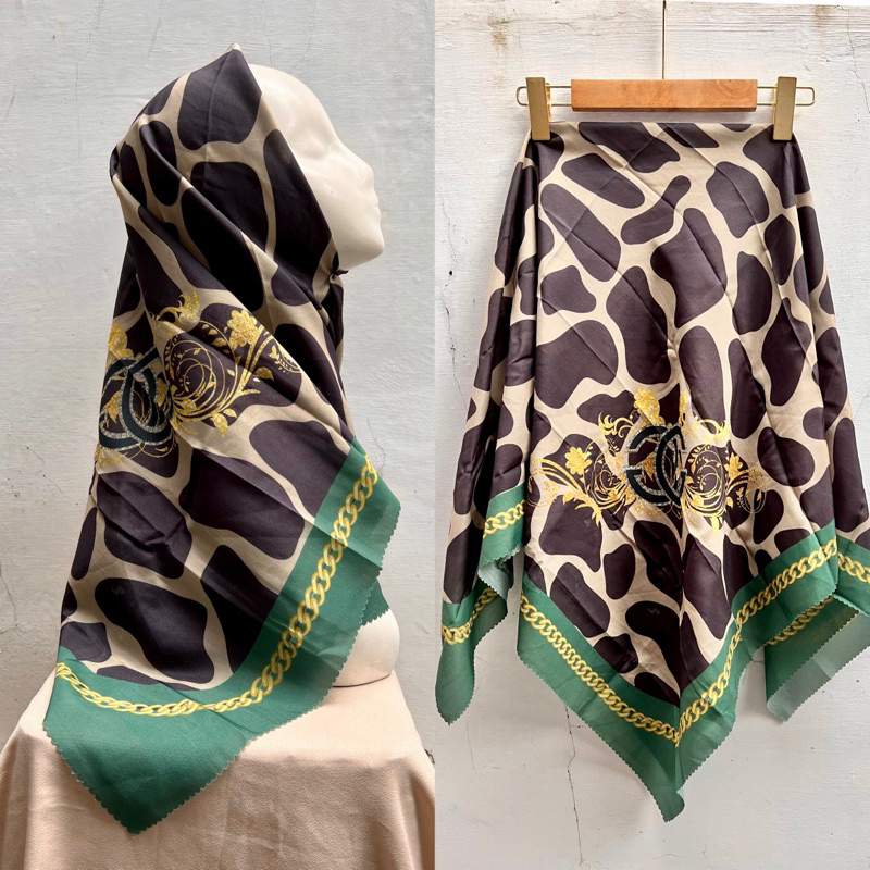 HIJAB VOAL MOTIF TERBARU/HIJAB SEGIEMPAT MOTIF/DENAY MOTIF BUNGA TERBARU/HIJAB CANTIK TERBARU