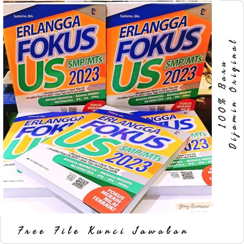 Jual Erlangga Fokus US SMP / MTs 2023 | Shopee Indonesia