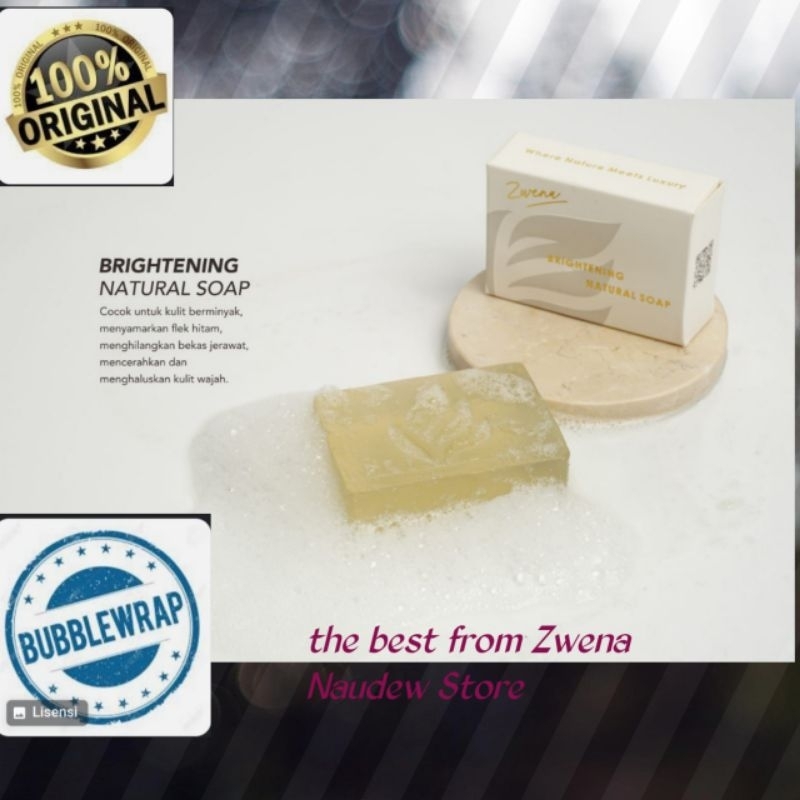 Sabun Zwena Brightening Natural Soap