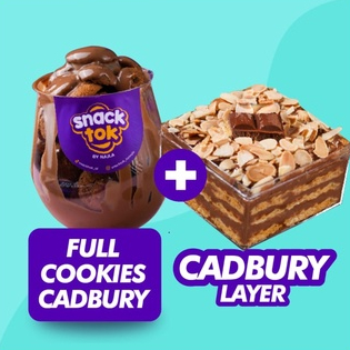 Snacktok Fulll Cookies Cadbury &amp; Cadbury Layer