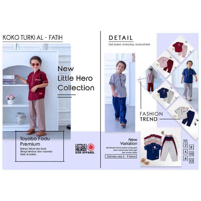 2-9thn SETELAN KOKO ANAK BAJU LEBARAN NGAJI TARAWEH SET KOKO