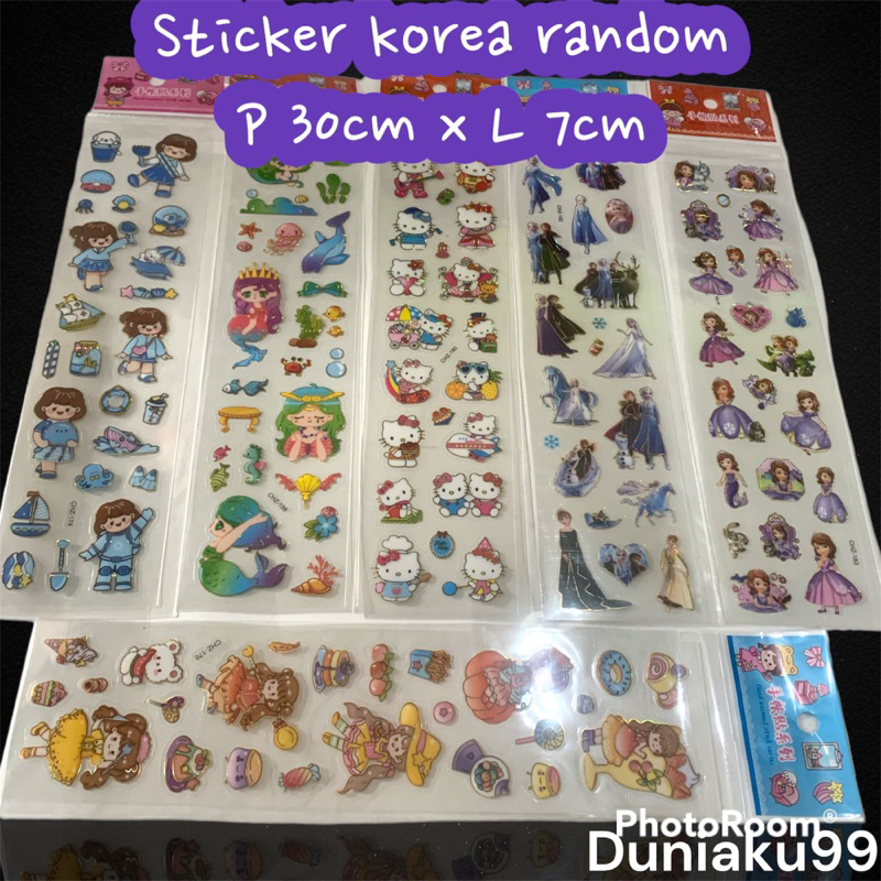 sticker karakter anak stiker momo stiker kaca panjang 26cm / stiker viral / mainan edukasi anak