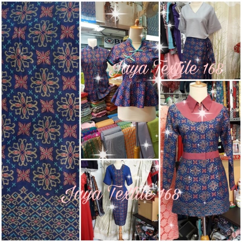 Bahan Batik Meteran Katun Prada/Kain Batik Meteran Katun Prada Premium