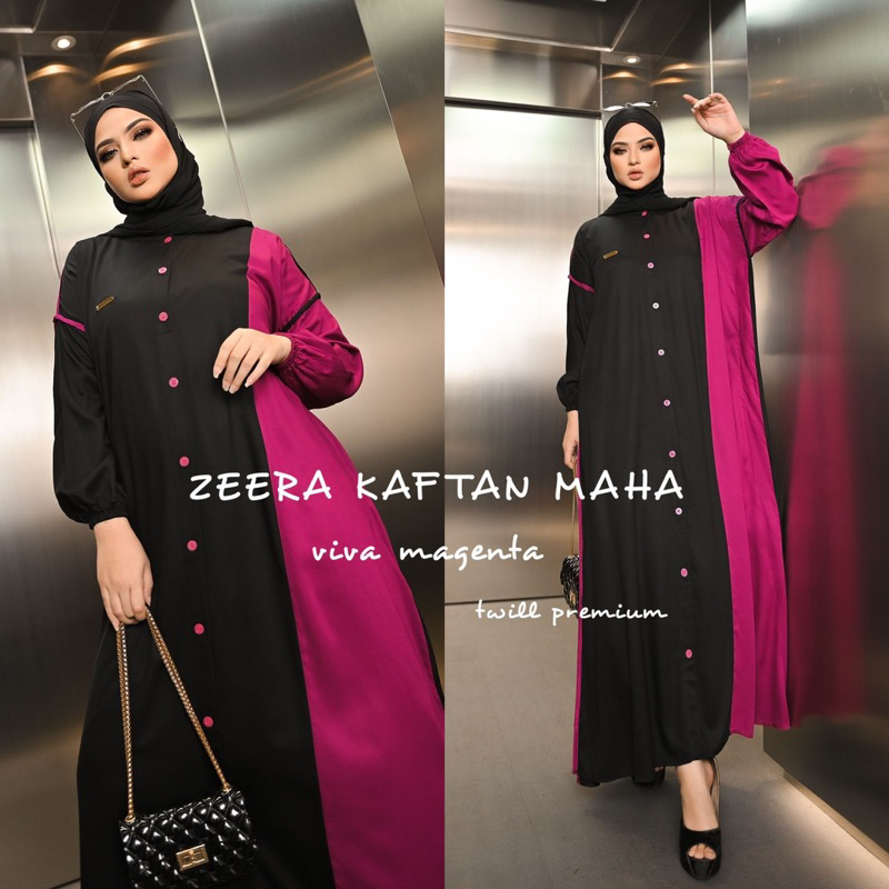 Daster Arab Zeera MAHA Kaftan Rayon Twill Premium Big Size