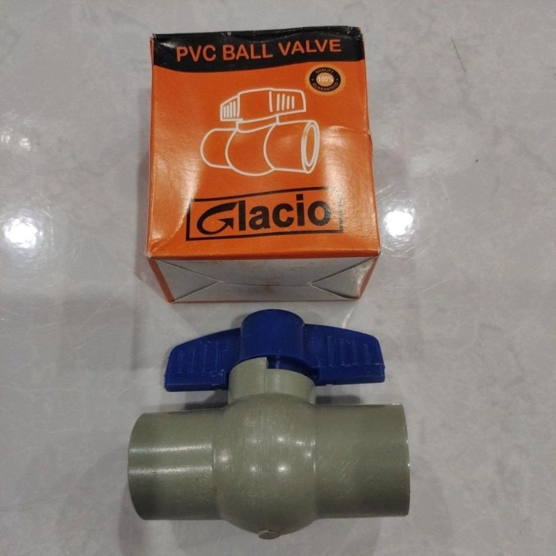 Glacio Ball Valve pvc 3/4&quot; polos