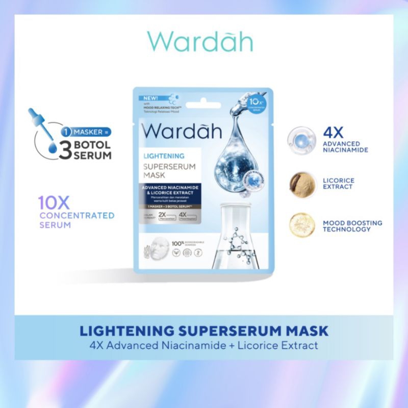 WARDAH Lightening SuperSerum Mask 20 ml