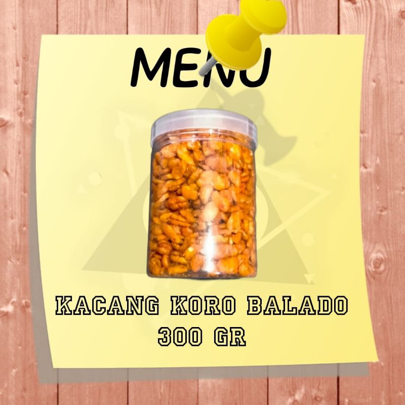 

kacang koro balado toples 800ml