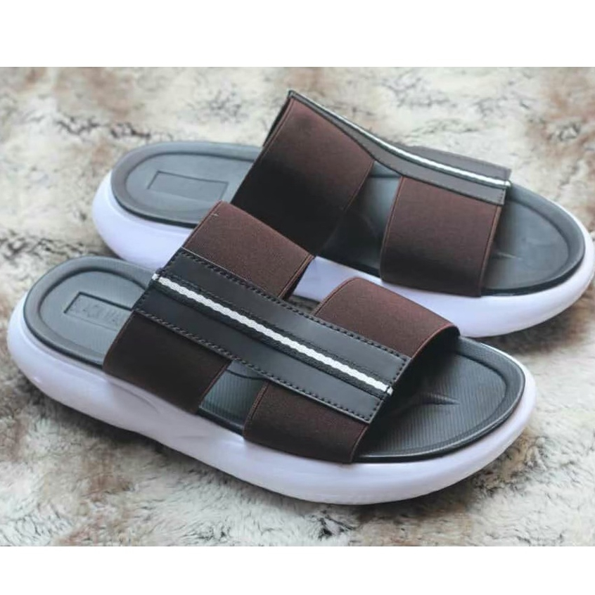 Sandal Slide Casual Pria Original Sendal Slop Keren Kasual Ringan Enoz Laporta