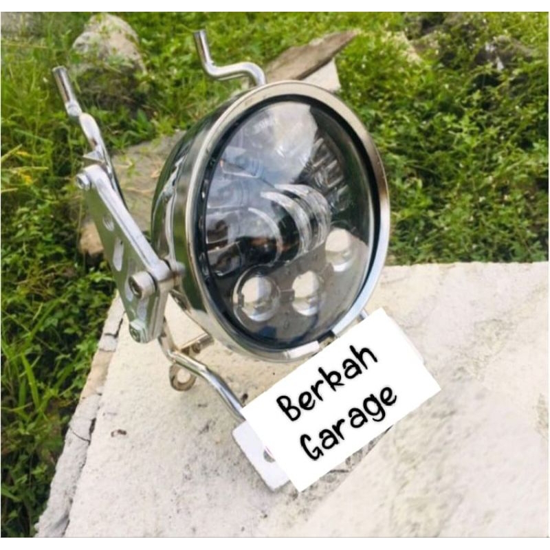 Lampu Depan Daymaker 16 LED PNP Tiger Megapro Cb Cb100 Byson Kualitas Terbaik