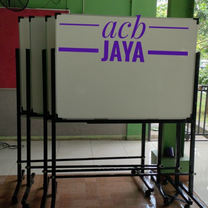 

Papan Tulis Belajar & Standing 2 sisi 60 x80 cm (Free Spidol, Hapus, tempat spidol)