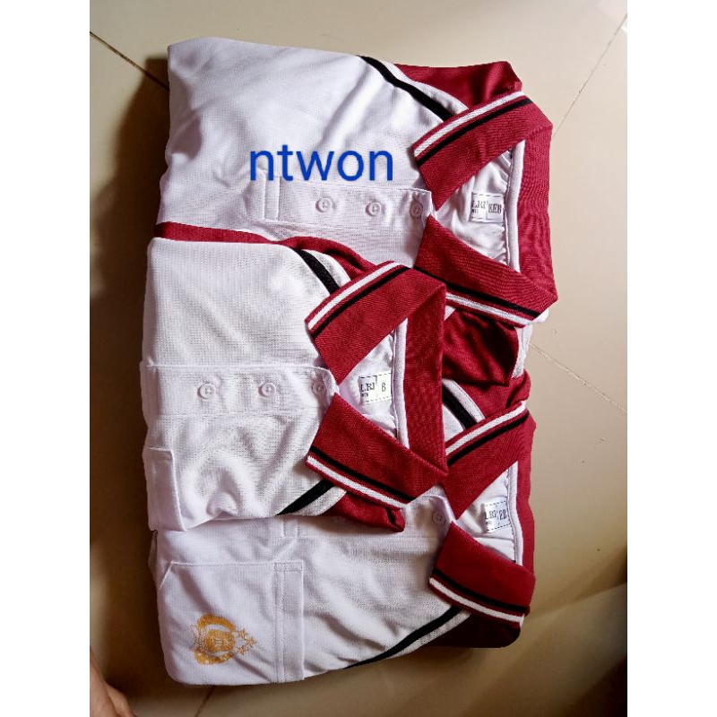 Kaos Olahraga Mabes Polri Merah Putih