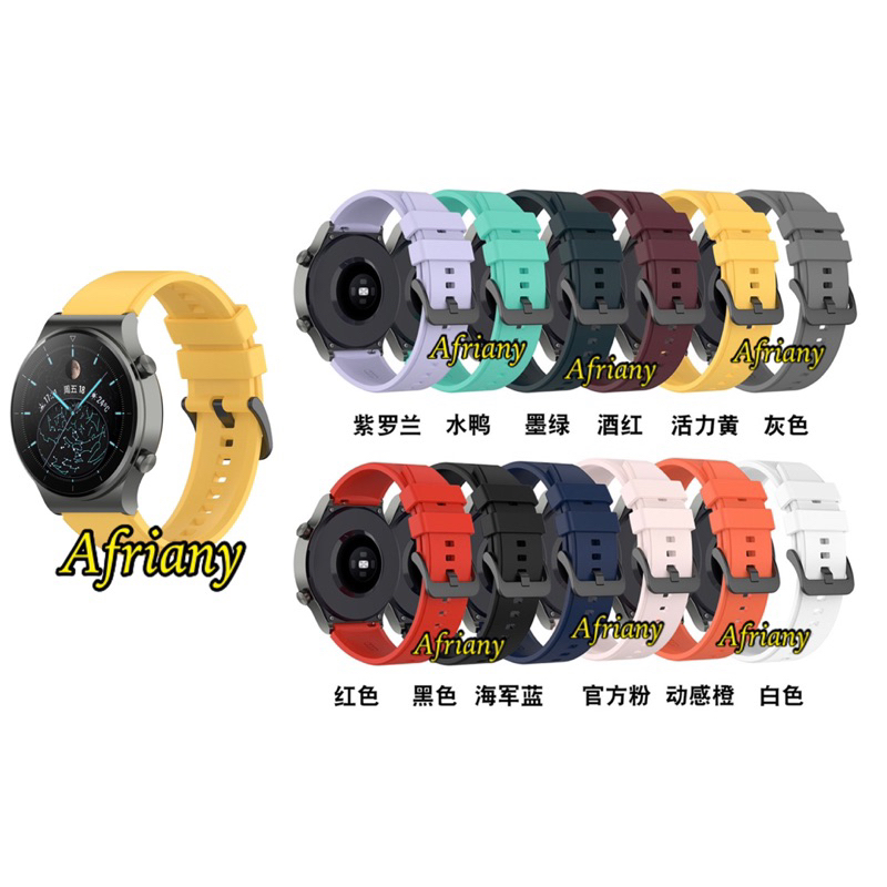 Strap Samsung Gear S2 Classic / Gear S3 Classic / Gear Frontier / Gear Sport Rubber Tali Jam Tangan