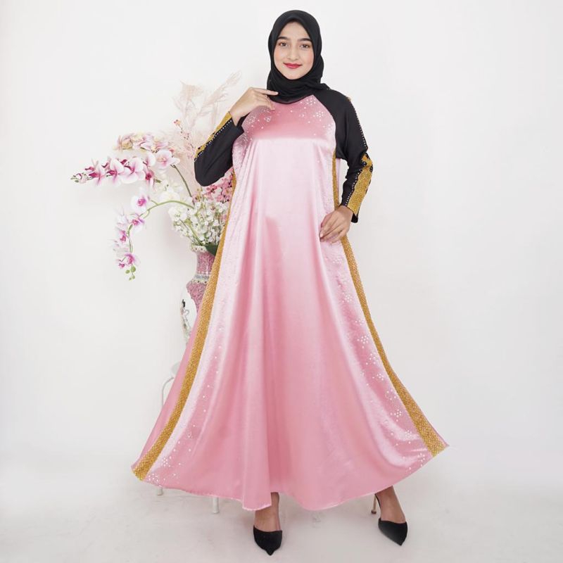 Gamis abaya arab bahan marbella