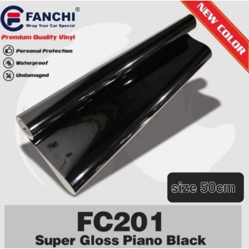 ROLL Sticker Fanchi FC201 Super Gloss Piano Black 50cm × 8,5m ROL