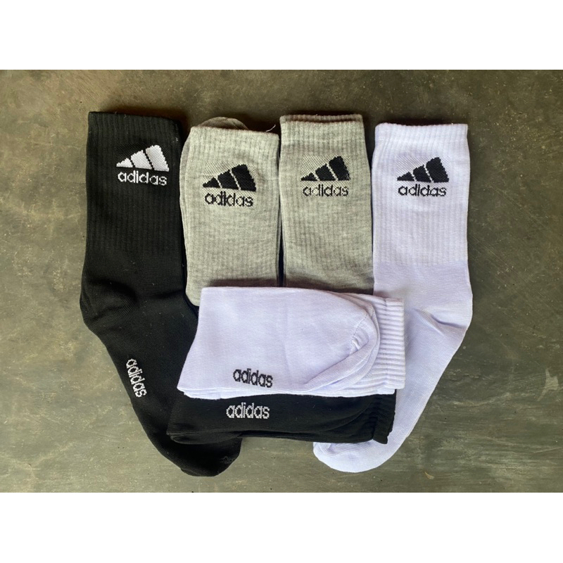 Kaos Kaki Adidas Socks Olahraga Sebetis Panjang PE Futsal