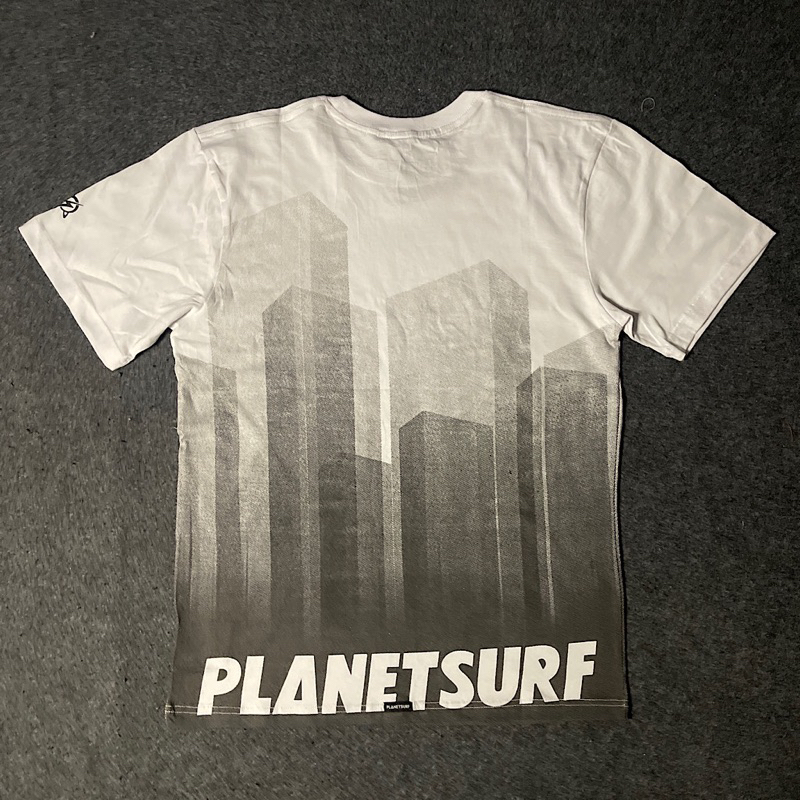 BAJU KAOS PLANET SURF SKATE PRIA BRANDED