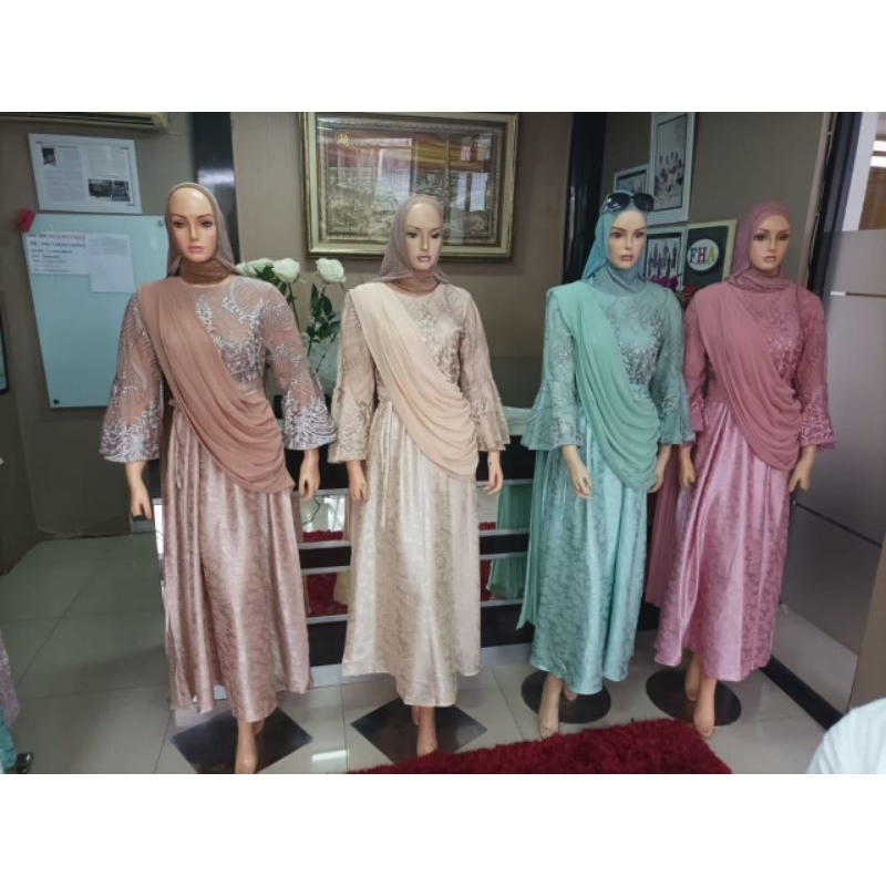 Gamis Pesta Gamis Lebaran Gamis Wisuda BSL 1 FHA BOUTIQUE ORI