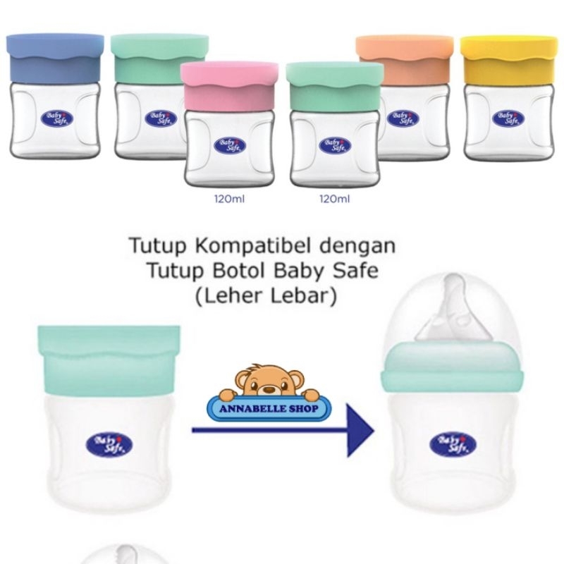 Baby Safe WC2 Food Container 120ml mpasi asip snack sufor