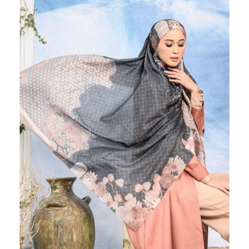 NEW READY BUTON SCARF NOIR ORI BY WEARING KLAMBY