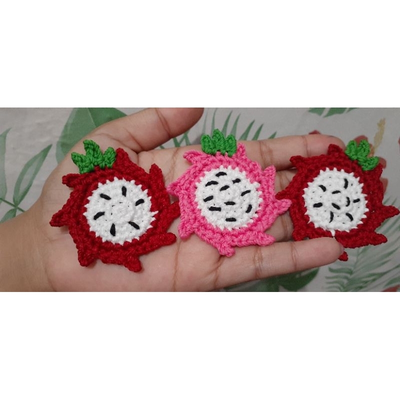 Aplikasi Rajut Buah Naga/Rajut Buah Naga/Buah Naga Rajut