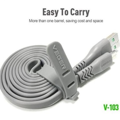 Original kabel Data Veger V-103 Mirco Usb Fast Charging 1 Pcs