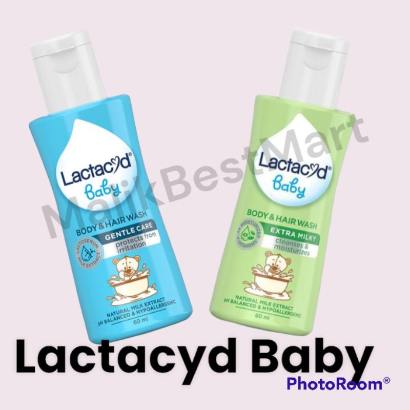 Lactacyd Baby Body &amp; Hair Wash Gentle Care | Sabun Cair Bayi 60ml