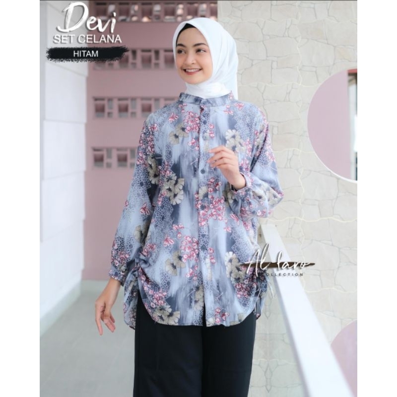 SETELAN WANITA SETCEL DEVI BY AL FARO