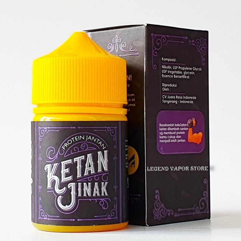 FREEBASE - LIQUID KETAN JINAK Protein Jantan 60ML AUTHENTIC