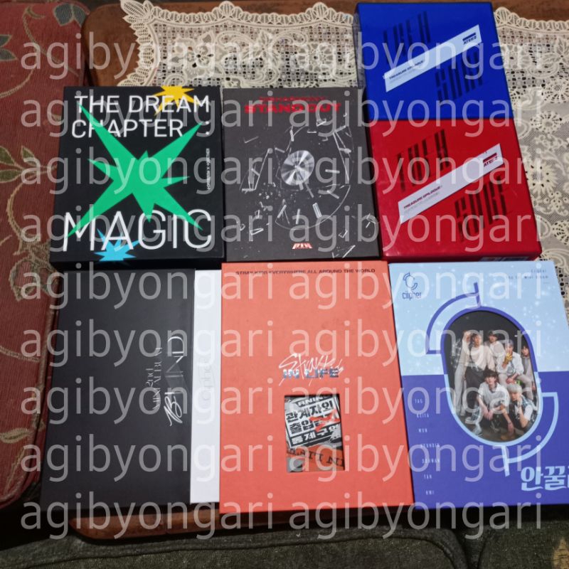 ALBUM KPOP UNSEALED MURAH STRAYKIDS TXT CIIPHER P1HARMONY ATEEZ (mohon baca deskripsi)