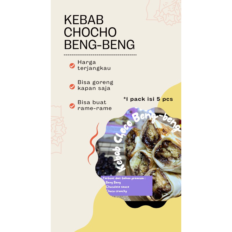 

Waroeng kebab” chocho beng-beng frozen