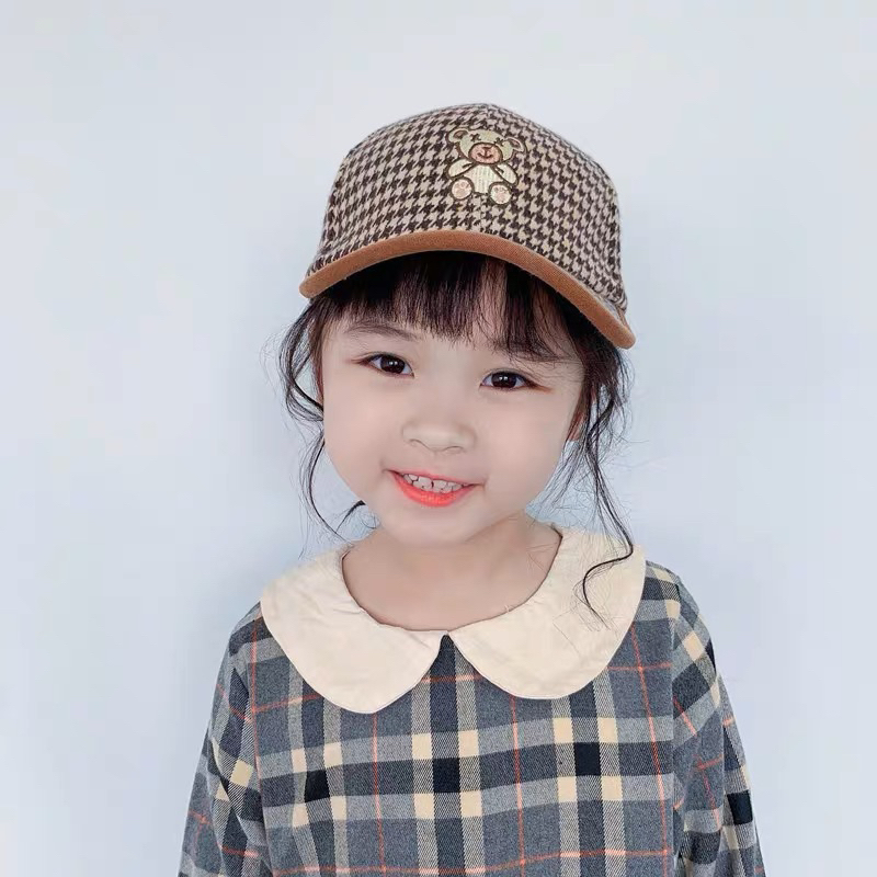 Topi Baseball Bucket Anak Laki Laki Anak Perempuan Import Model Bear