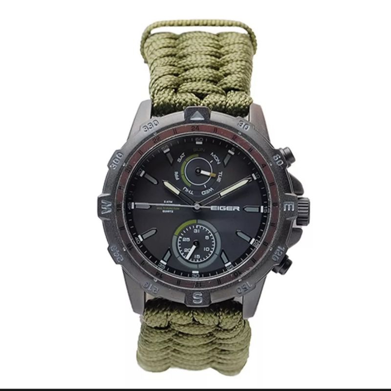 EIGE R JAM TANGAN ORIGINAL PRINCETON MACW WATCH BLACK