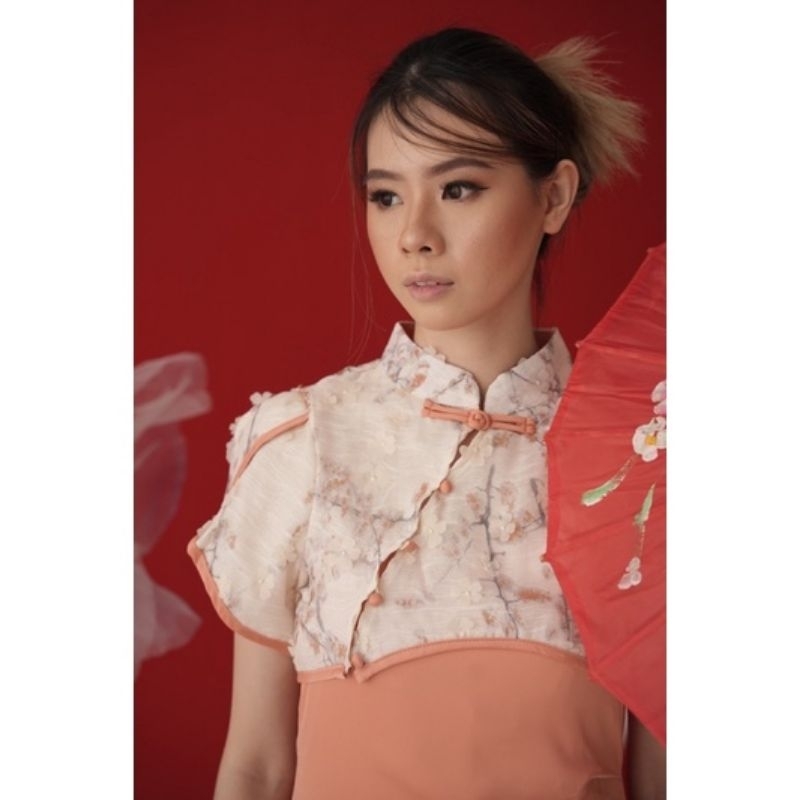 Cheongsam Dress imlek sangjit dress qipao size M