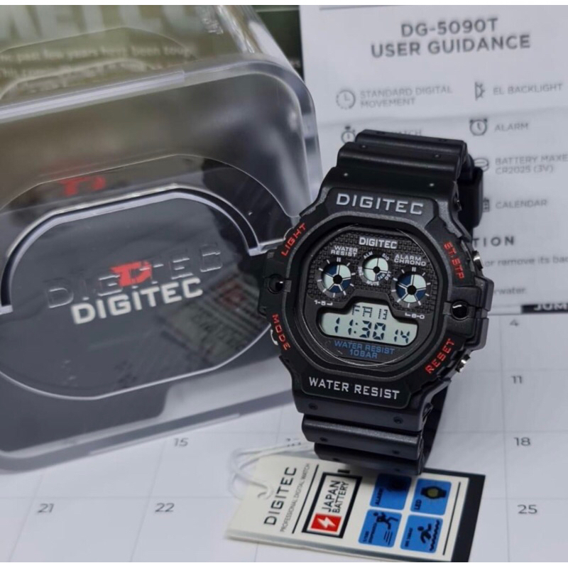 jam tangan digitec DG 5090T Analog-Digital