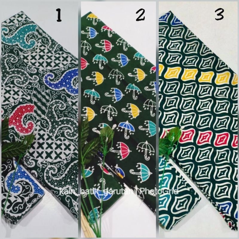 Kain Batik Cap Colet Hijau Botol Kain Batik Cap Colet Kain Batik Cap Halus Bahan Batik Hijau Botol K