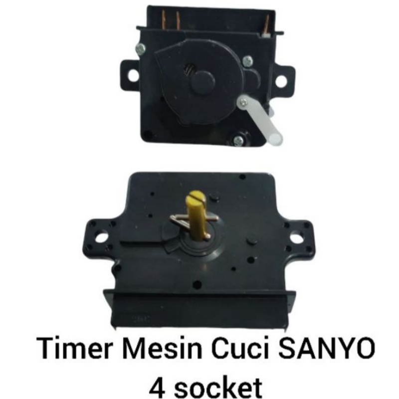 Timer 4 SOCKET Mesin cuci Model SANYO-Switch Tombol 4 Scun Socket