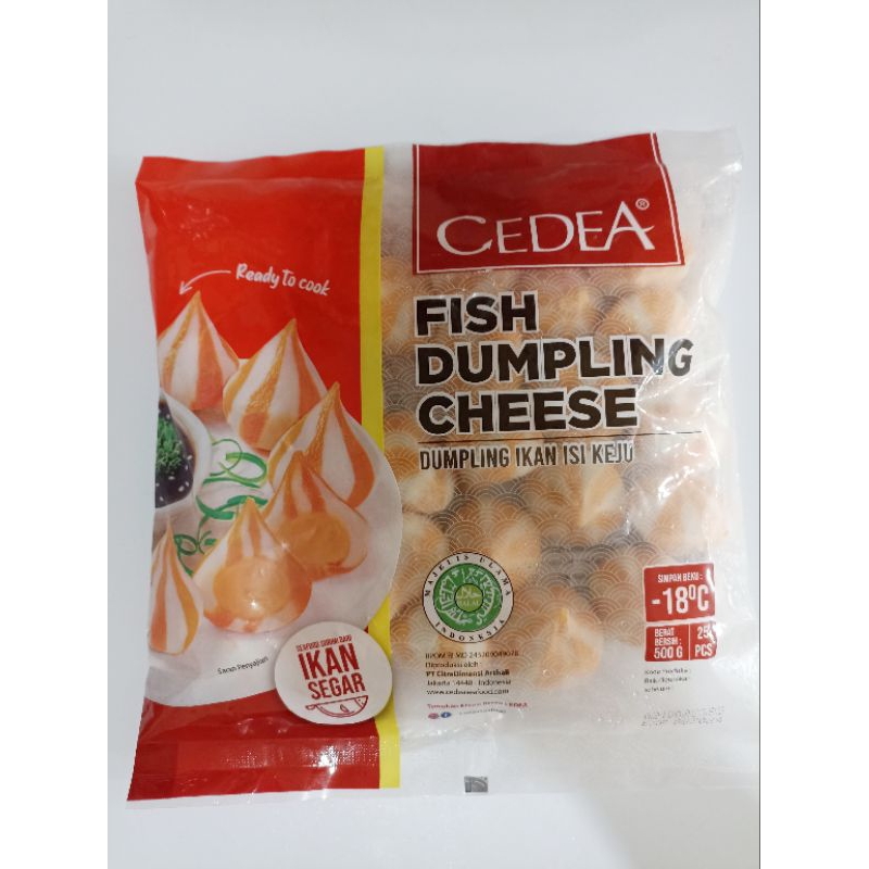 

CEDEA fish Dumpling cheese 500gr /DUMPLING ikan isi keju