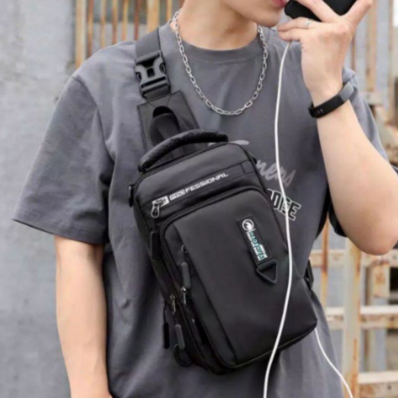 tas selempang - tas bahu pria keren bahan kuat