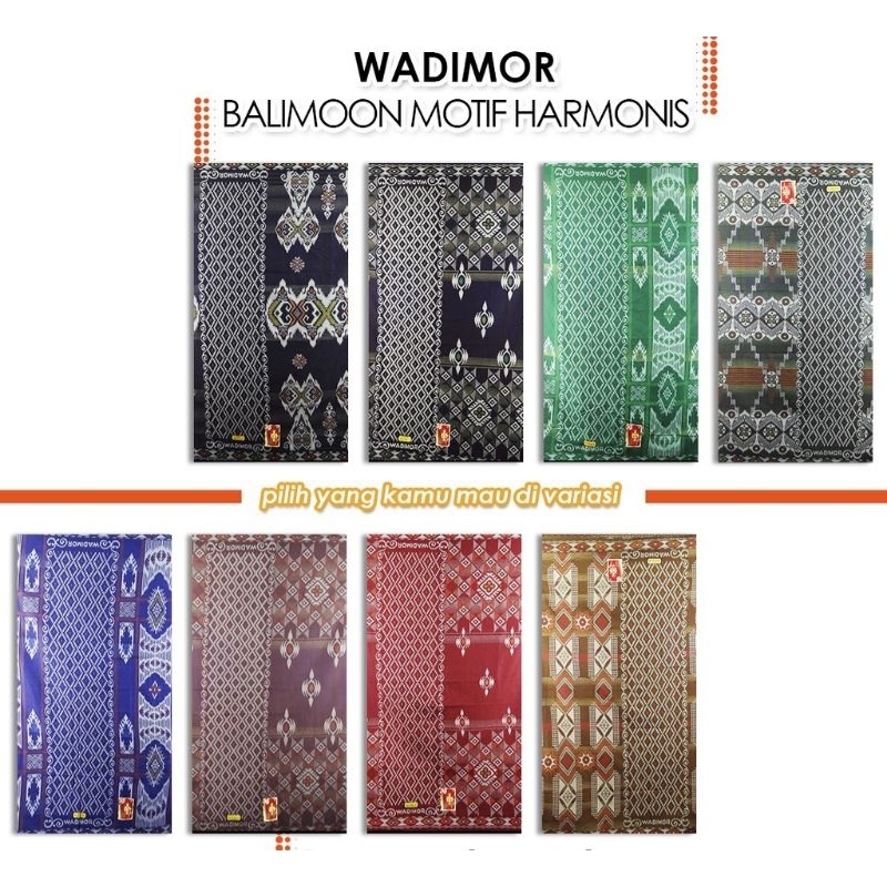 sarung wadimor balimoon harmonis | sarung murah adem wadimor sarung pria motif bagus