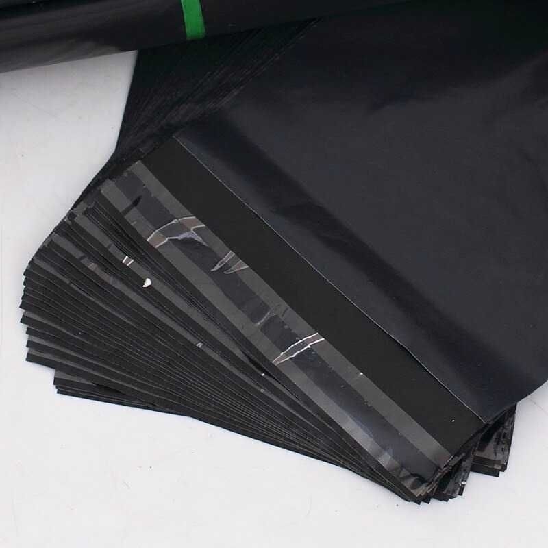 TaffPACK Kantong Plastik Packing Polybag Doff 60 Micron 100 PCS - G17 Hitam 28 x 42cm