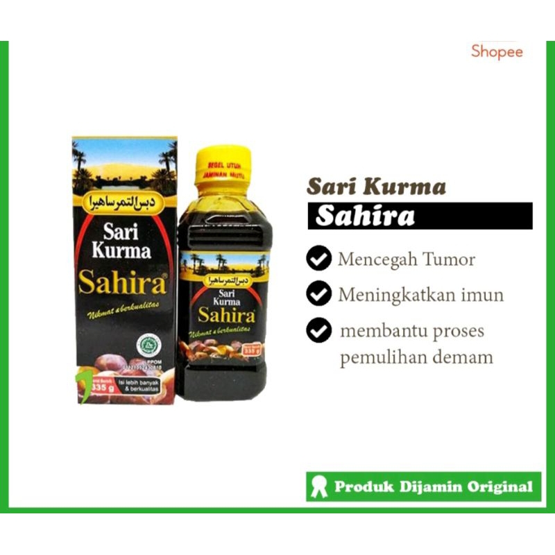 Sari kurma sahira sari kurma terbaik 335gr