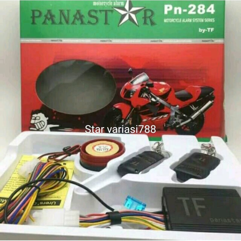 Alarm motor remote / alarm motor panastar anti-theft alarm