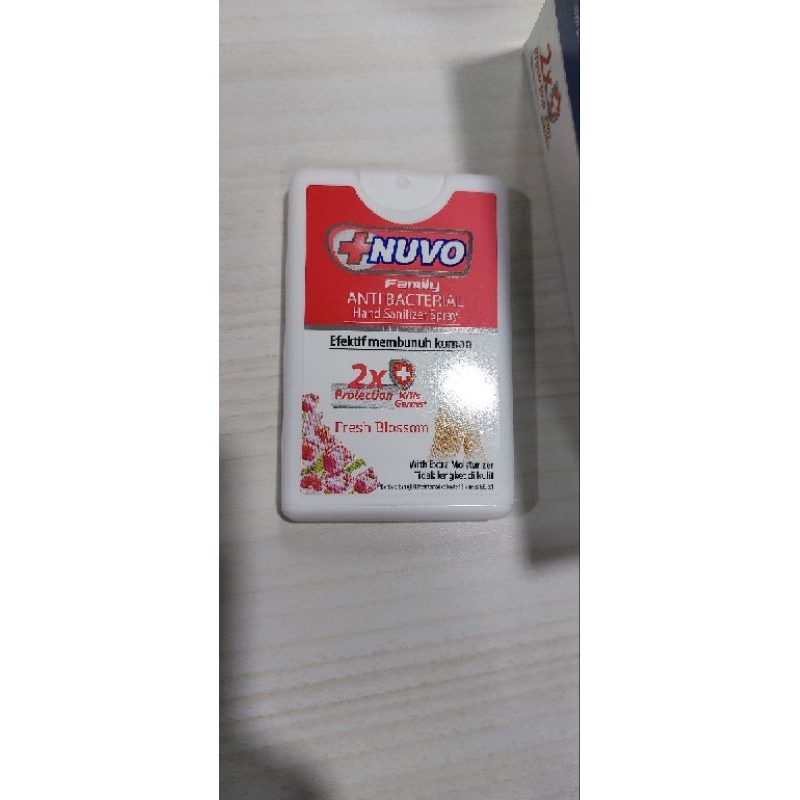 Nuvo Hand Sanitizer Spray Merah Kotak 18ml