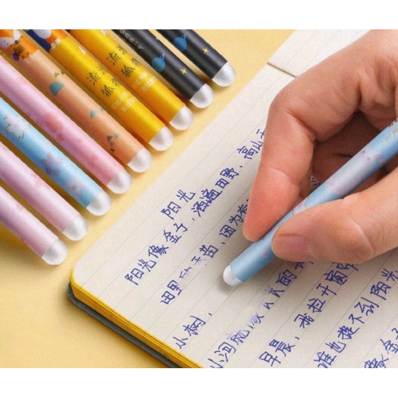 

ERASABLE PEN BERMOTIF LUCU!